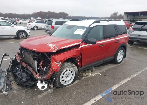 2023 Ford Bronco Sport Heritage z USA, uszkodzony, nr VIN 3FMCR9G66PRD68416